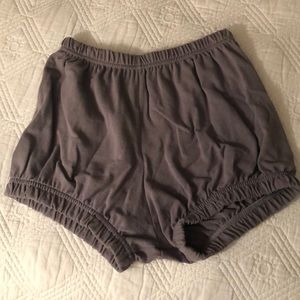 American Apparel gray bloomer shorts sz S/XS